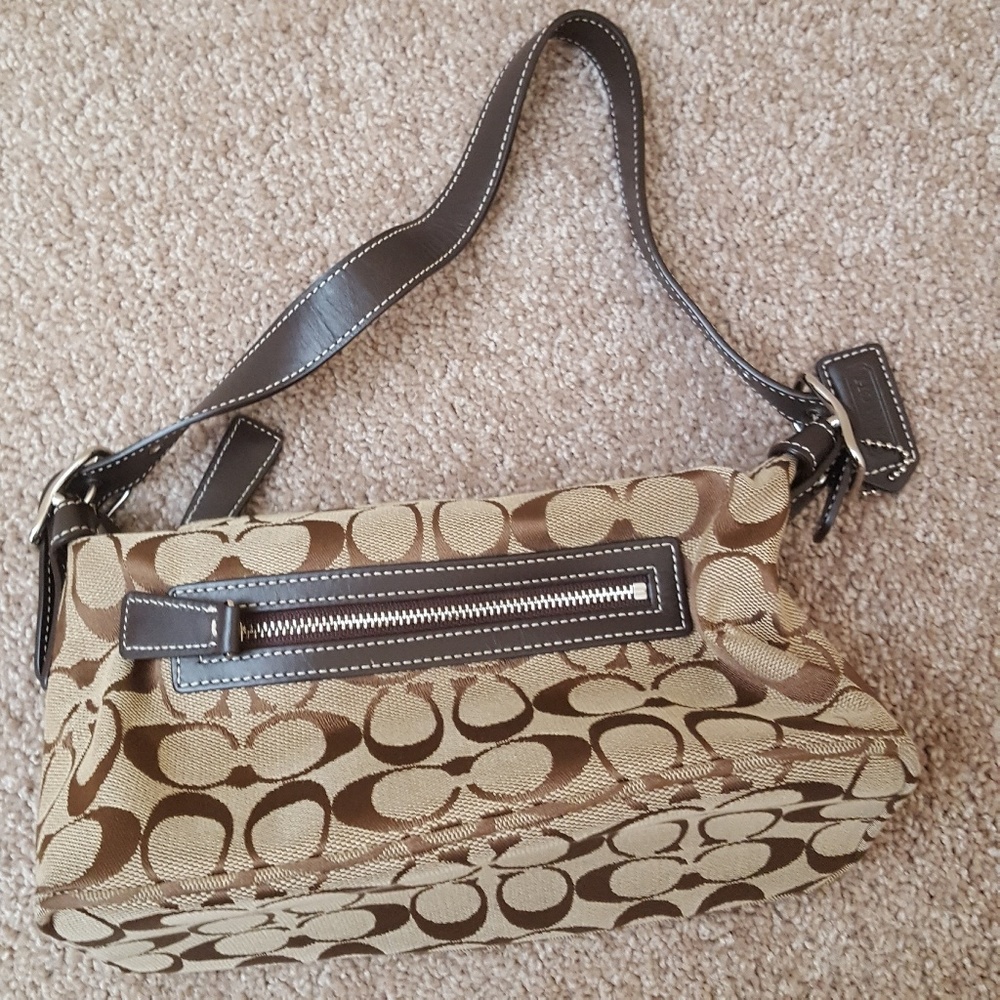 Coach Brown Signature Small Purse
